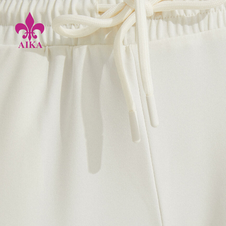 China Cheap price Tracksuits Manufacturer -
OEM Hot Sell Summer Clothes Cotton Spandex Women Drawstring Waist Cargo Pockets Sweatpants – AIKA detail pictures