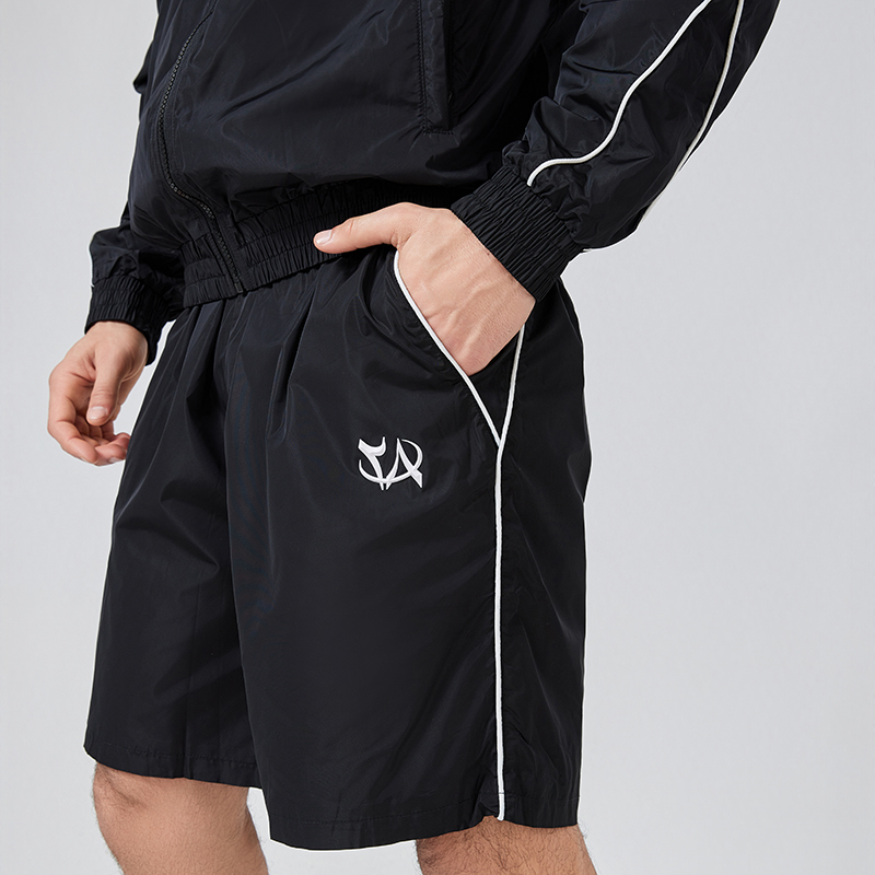 Shorts And Jacket Sets Sports Tracksuits For Men Tweny8 Brand Collaboration Tracksuits Men Contrast White Piping detail pictures