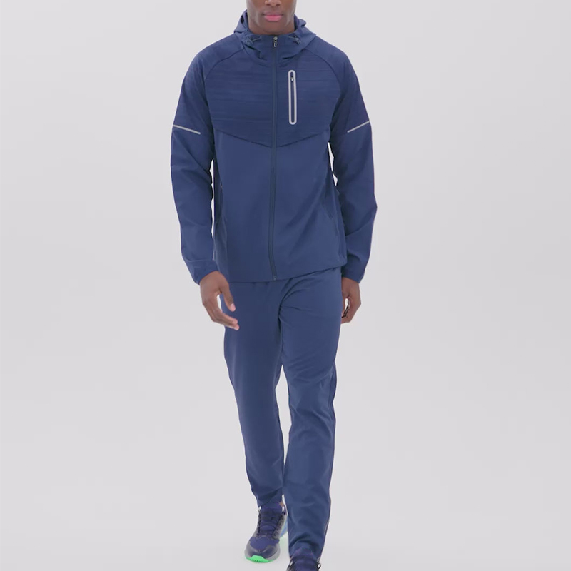 Men Tracksuits Reflective Custom Functional Zip Pockets Custom Digital Printing Wholesale Factory detail pictures