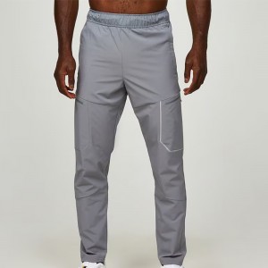 Woven Pant For Men 93% Polyester and 7% Elastane  Elasticated Waistband Adjustable Cuffs Customized Logo OEM/ODM Own Factory