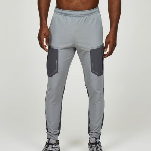 Woven Running Men Pant 90% Polyester and 10% Elastane Multiple Secure Zip Fastening Pockets Lightweight Wholesale New Design