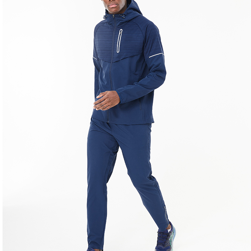 Men Tracksuits Reflective Custom Functional Zip Pockets Custom Digital Printing Wholesale Factory detail pictures