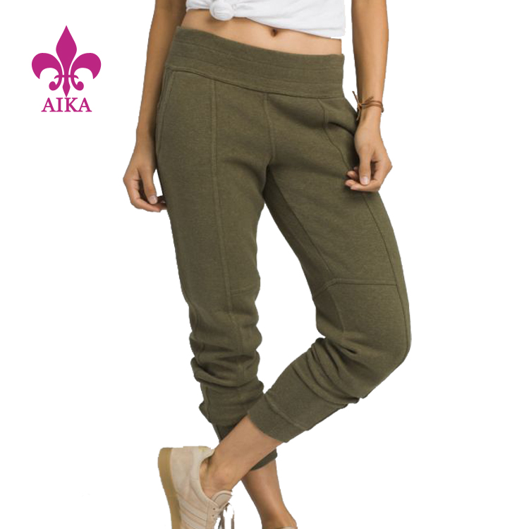 First quality women regular fit essential workout fitness yoga running wear sports pants jogger