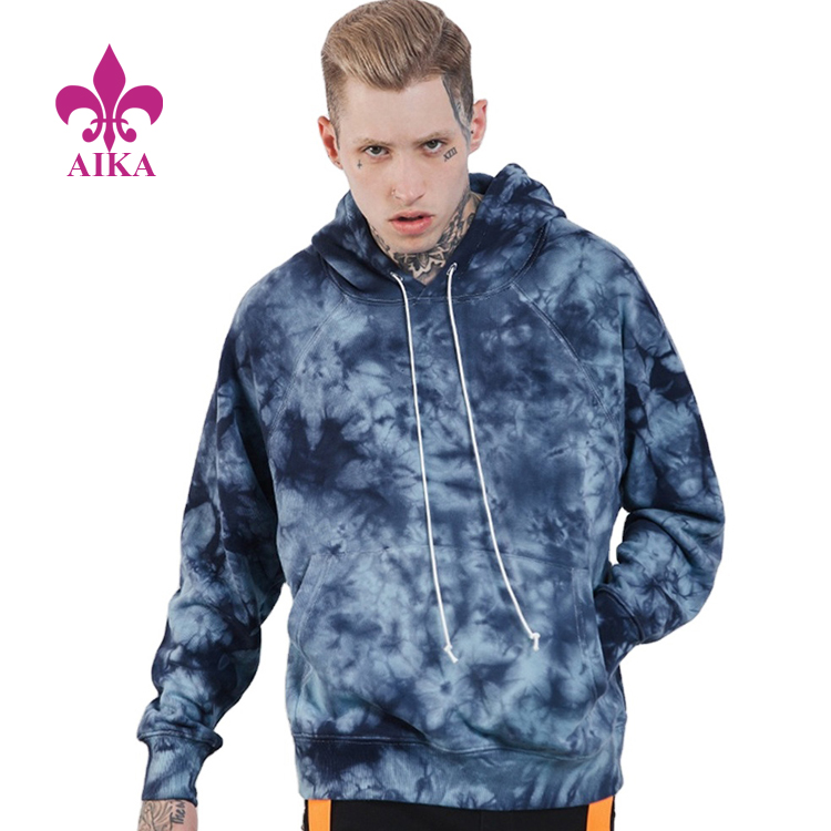 Factory Price Heavyweight Tie Dye Unisex Custom Clothing 100% Cotton Oversize Men Hoodies