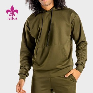 Factory Cheap Hot Men Sportswear Pants -
 Top Quality Custom Logo Quick Dry Casual Active Wear Jogger Men Hoodie with Pocket – AIKA