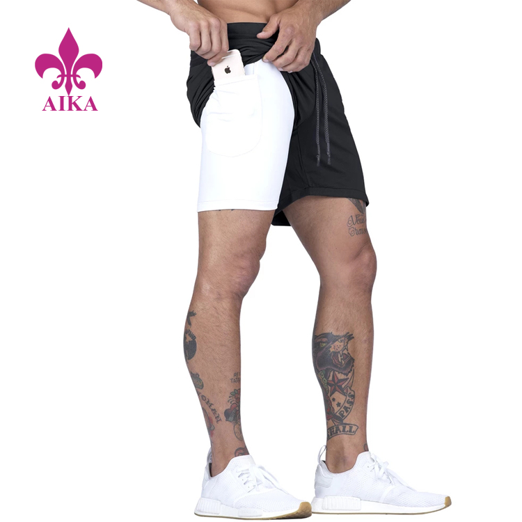 High Quality for Long Pants For Men -
Low MOQ Summer Bottom Knit Fabric Fast Dry Running Sports Shorts Mens Gym Shorts – AIKA detail pictures