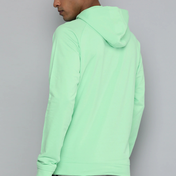 New Fashion Style Long Sleeve Sweatshirt Gym Hoodie For Men With Kangaroo Pocket detail pictures