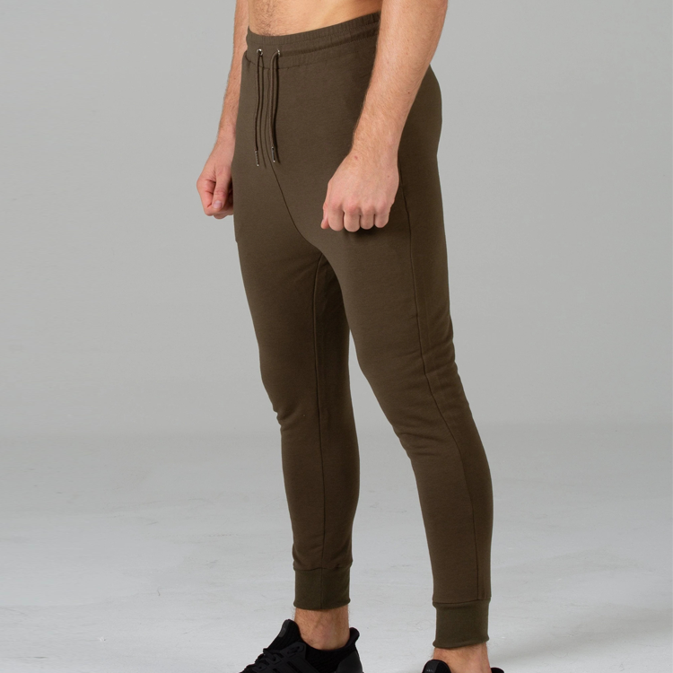 Wholesale Slim Fit Lightweight Workout Gym Sweatpants For Men detail pictures