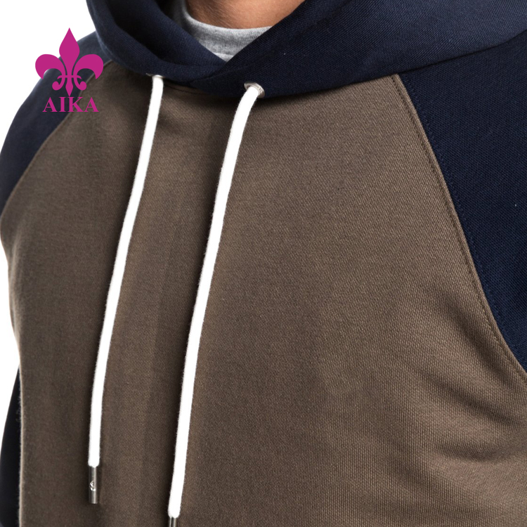 China Cheap price Men Hoodies -
High Quality Custom Classic Style Comfortable Color Block Regular Fit Men Sports Hoodie – AIKA detail pictures