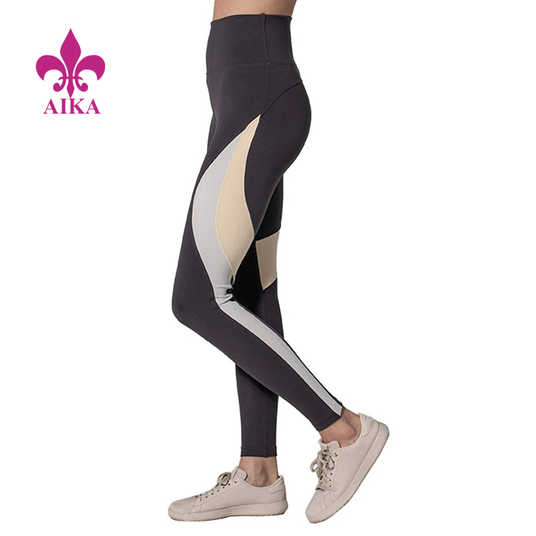 Cheapest Price Seamless Yoga Wear -
Hot sale China Gold supplier Custom Color Block women fitness gym leggings – AIKA detail pictures