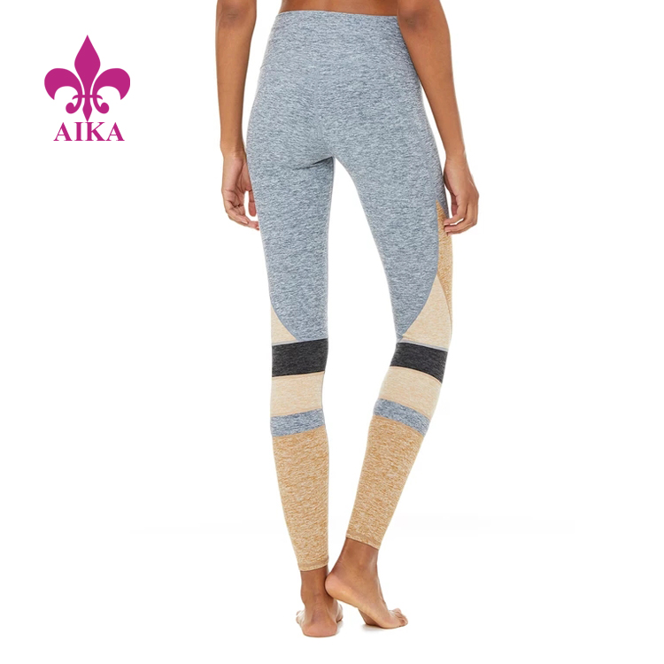 8 Year Exporter Tank Top Manufacturer -
Cheap Wholesale Custom High-waist Super Soft Patchwork Yoga Sports Women Leggings – AIKA detail pictures