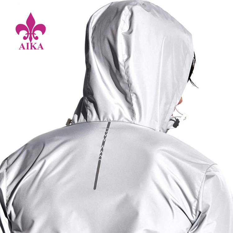 2019 wholesale price Men Joggers -
Wholesale Custom Made Half Zipper Design Shiny Men Sports Training Pullover Jacket – AIKA detail pictures