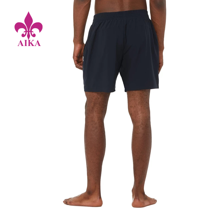 Short Lead Time for Yoga Fitness Set -
New Custom Advence 2-in1 Design Double Layer Mesh Inside Sports Gym Shorts for Men – AIKA detail pictures