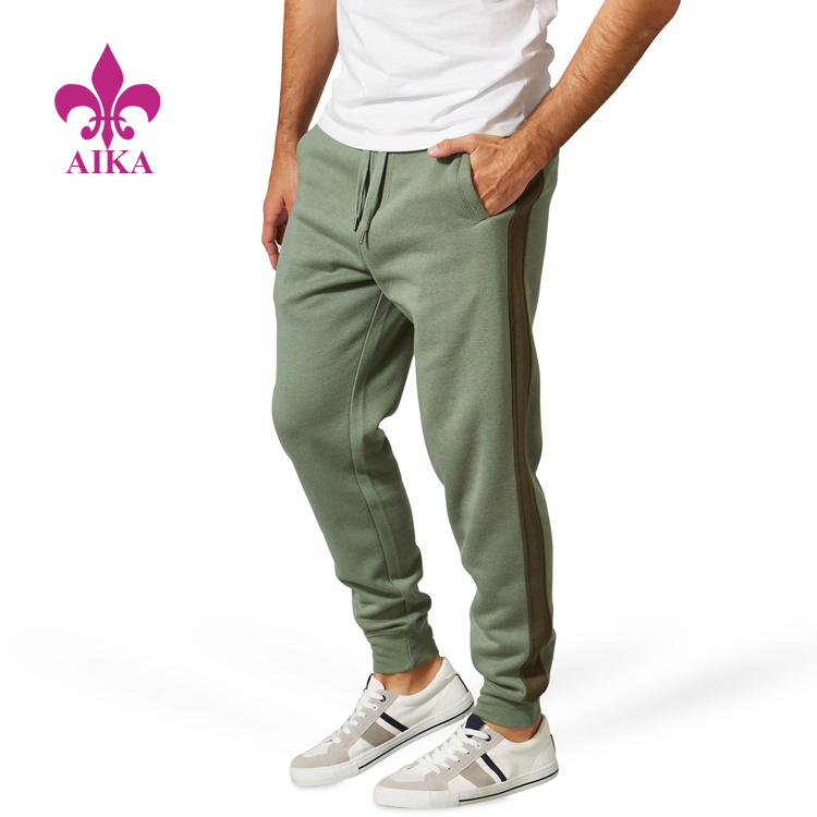 Factory supplied Pant -
Men’s daily wear jogger regular fit with drawstring contrast side sports pants joggers for men – AIKA detail pictures