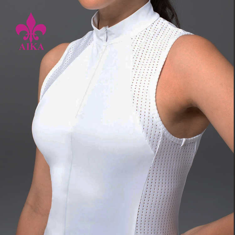 Summer Spliced Design Breathable Lightweight Slim Fit Tennis Dress for Women detail pictures