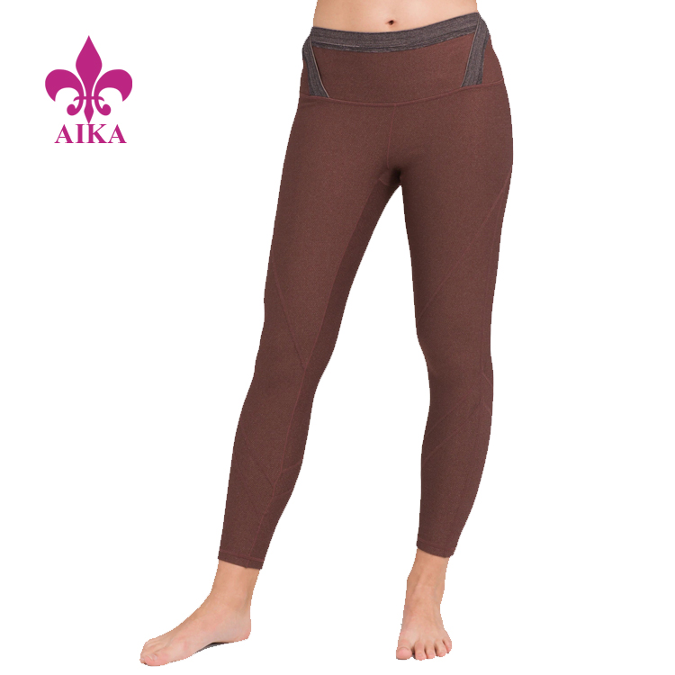 OEM/ODM Supplier China Sportswear Supplier -
 Low MOQ Fitness Gym Tights Wear Custom Waistband Design Leggings Women Wholesale Yoga Wear – AIKA
