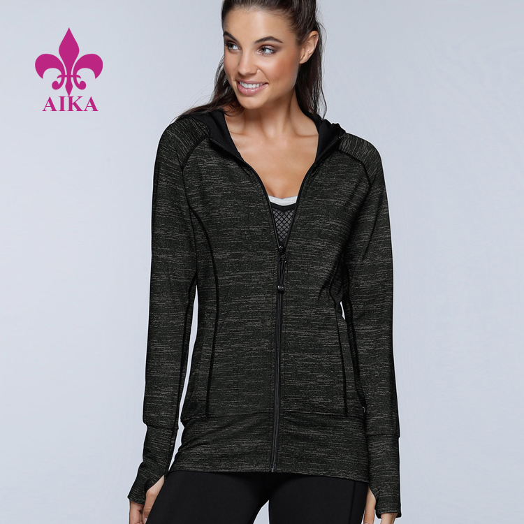 Newest Custom design your own fitness workout shirts women gym running training tracksuits wholesale