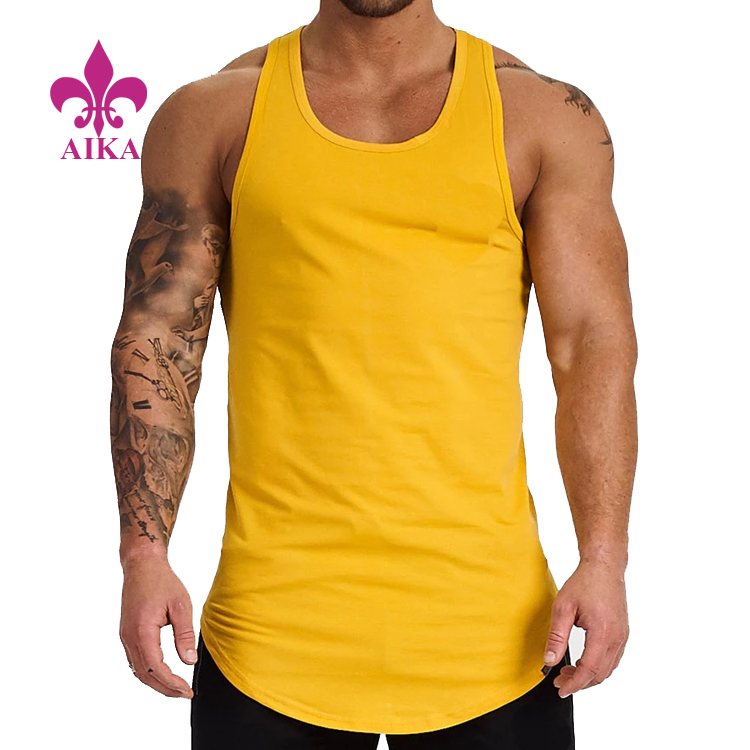 Fitness Stringer Wear Bodybuilding Custom Singlet Running Gym Tank Top for Mens