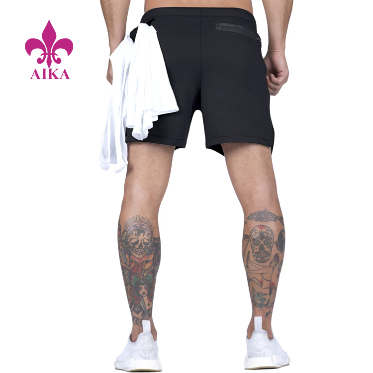 High Quality for Long Pants For Men -
Low MOQ Summer Bottom Knit Fabric Fast Dry Running Sports Shorts Mens Gym Shorts – AIKA detail pictures