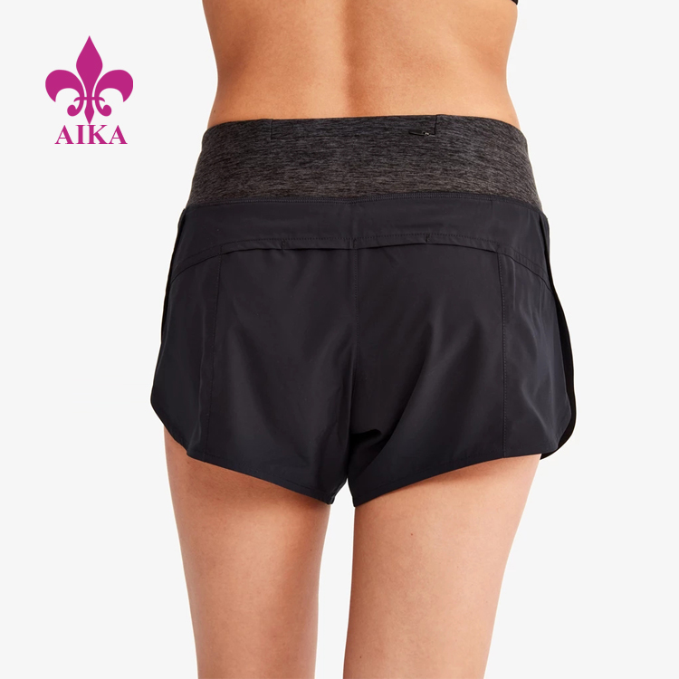 Best quality Gym Clothes Supplier -
Custom Wholesale Ladies Sports Wear Lightweight Breathable Athletic Running Gym Shorts – AIKA detail pictures