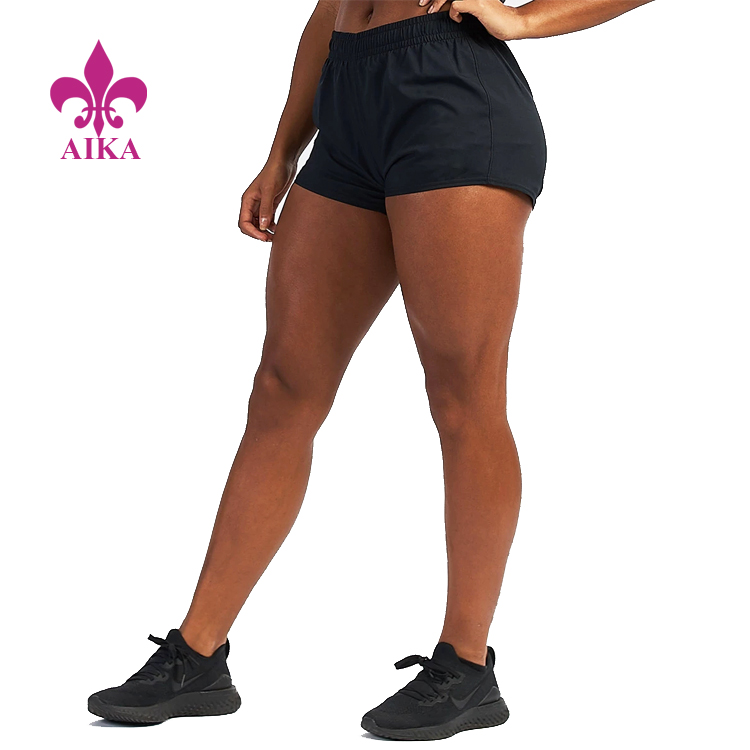Custom Ladies Running Shorts Fitness Gym Sports Shorts Wholesale Compression Wear For Women