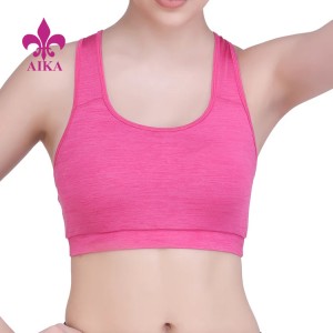 Best-Selling Breathable Yoga Pants -
 High Quality Customized Sportswear Breathable Fitness Gym Sports Bra For Women Yoga – AIKA