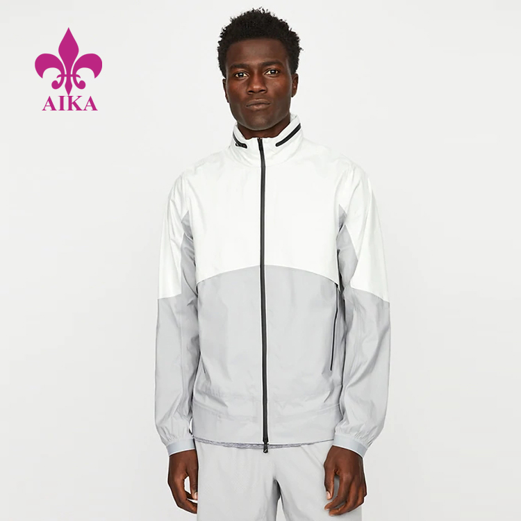 New Custom Lightweight Breathable Waterproof Polyester Fit Packable Men Jacket