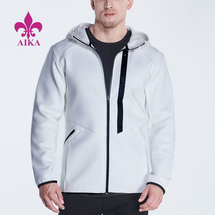 Wholesale Custom Men Active Wear Keep Warm Muscle Regular Fit Sports Running Jacket