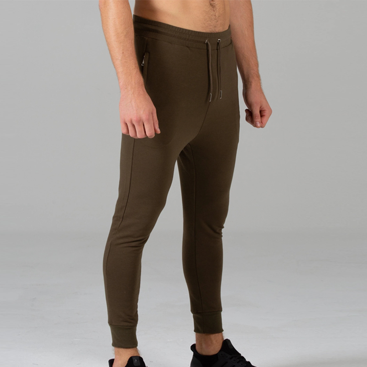 Wholesale Slim Fit Lightweight Workout Gym Sweatpants For Men detail pictures
