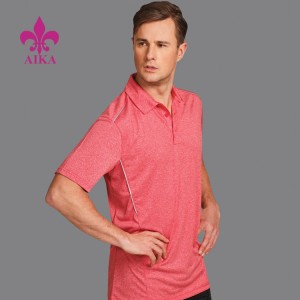 Low price for Track Pants Men -
 Factory Price Custom Printing Polyester Spandex Quck Dry stripe Plo T shirts Men – AIKA