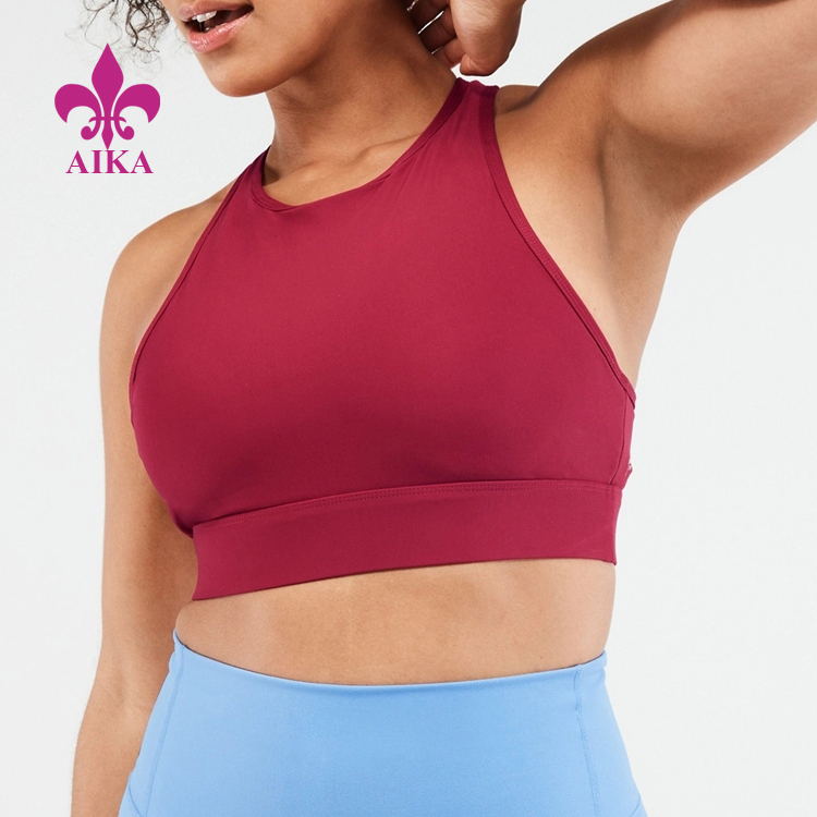Factory making Sweatshirts Supplier -
High Stretch Classical Design Fitness Clothing Breathable Shockproof Push Up Women Sports Bra – AIKA detail pictures