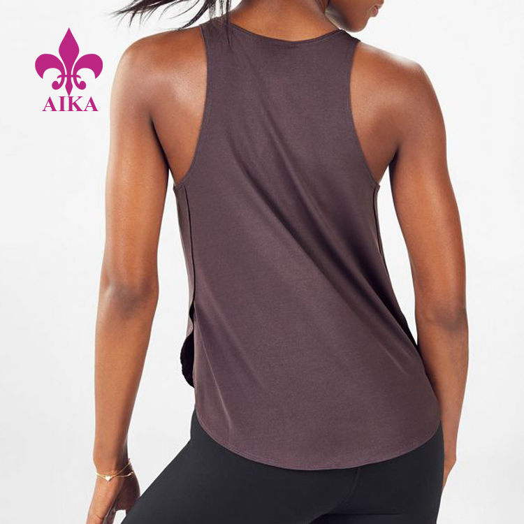 Wholesale Dealers of Fitness Shorts -
Wholesale icezone workout tank tops for women racerback athletic yoga tops running exercise gym shirt – AIKA detail pictures