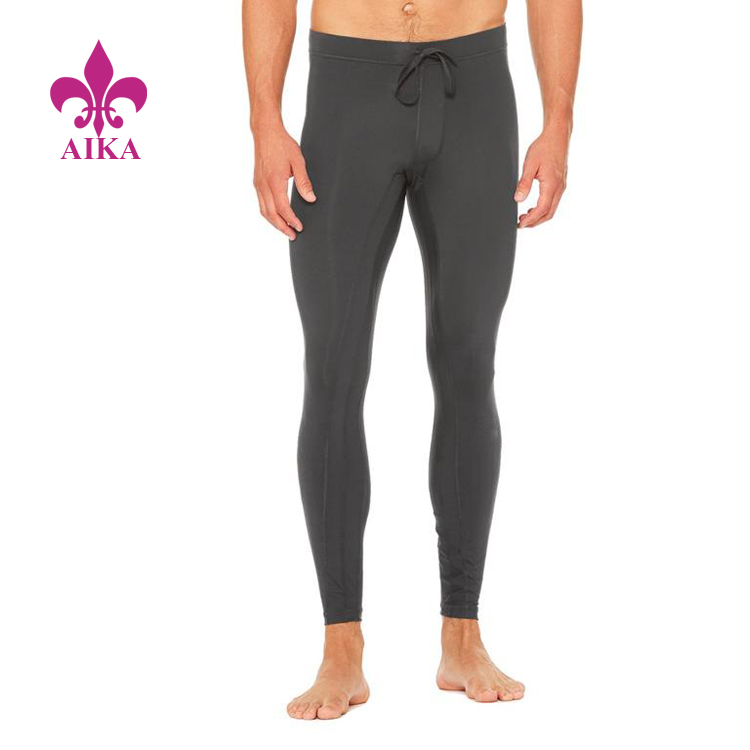 China Supplier Fleece Pants -
High Quality OEM Spandex / Nylon Comfortable Compression Sports Leggings for Men – AIKA detail pictures