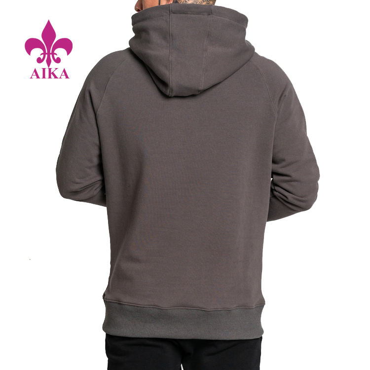 Reasonable price for Sportwear -
Compression Gym Wear Fitness Tracksuit Hoodies Custom Athletic Pullover For Mens – AIKA detail pictures