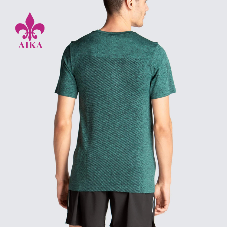 Super Lowest Price Joggers For Man -
Latest Custom Quality Wholesale Design Men’s Active Training Wear Breathable Seamless T-shirts – AIKA detail pictures