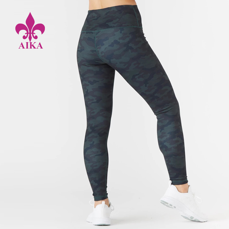 China OEM Compression Leggings -
 Fitness Ladies Sports Wear Clothes Sublimation Camo Printing Tights Women Yoga Leggings – AIKA