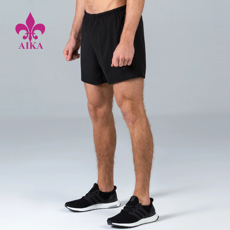 2019 New Style Antumn Trousers -
Athletic Gym Wear Custom Loose Fit Workout Clothing Zip Back Pocket Design Mens Shorts – AIKA detail pictures