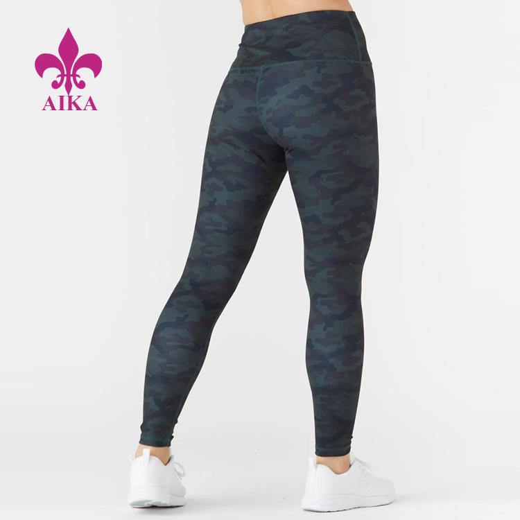 Factory source Gym Tank Tops -
Fitness Ladies Sports Wear Clothes Sublimation Camo Printing Tights Women Yoga Leggings – AIKA detail pictures