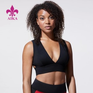 Low MOQ for Yoga Pant -
 OEM Custom Wholesale Workout Clothing Lightweight Gym Wear Sexy Back Yoga Bra for Women – AIKA