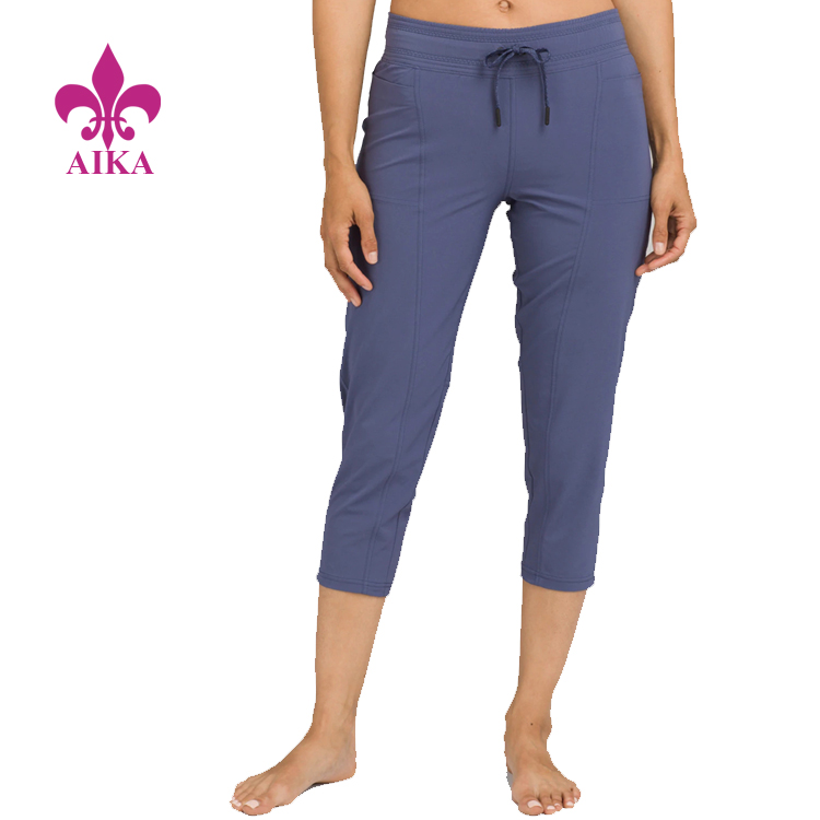 Factory directly Sports Fashion Bra -
 China Custom Logo Made Sweat Pants Ladies Gym Joggers Wholesale Women  Pants – AIKA