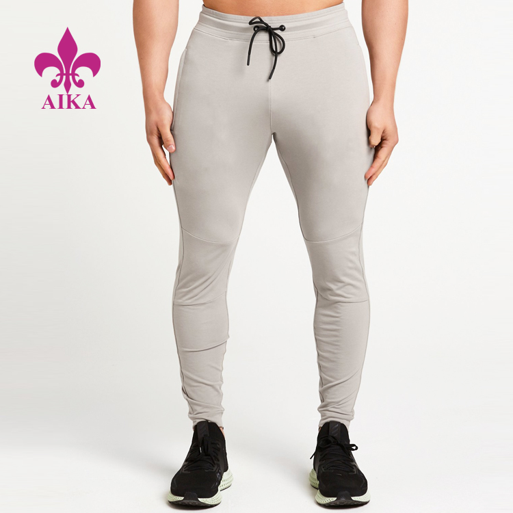 Factory Made Lightweight Regular Fitted Workout Zip Pocket Jogger Sports Mens Tracksuits detail pictures