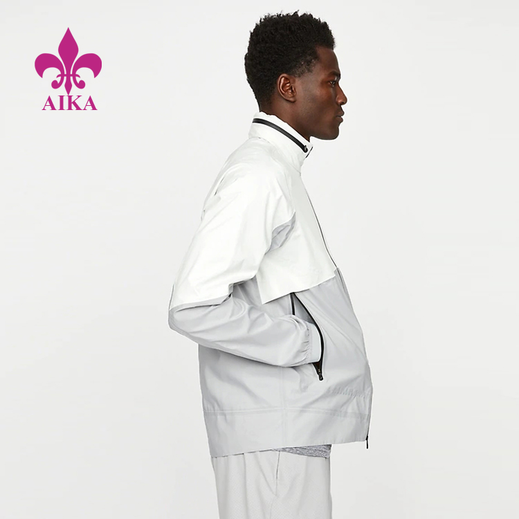 High Performance Wear The Pants -
New Custom Lightweight Breathable Waterproof Polyester Fit Packable Men Jacket – AIKA detail pictures