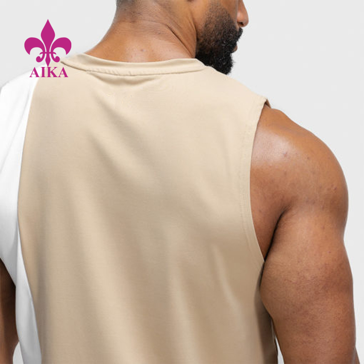 Factory Price For Leggings As Pants -
Wholesale Mens Fitness Simple Sports Gym Color Contrast Musular Tank Tops In Bulk – AIKA detail pictures