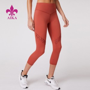 Manufacturer for Women Tights -
 New Fitness Clothing Half Slim Fit Yoga Wear Custom Yoga Legging Pants  for Women – AIKA
