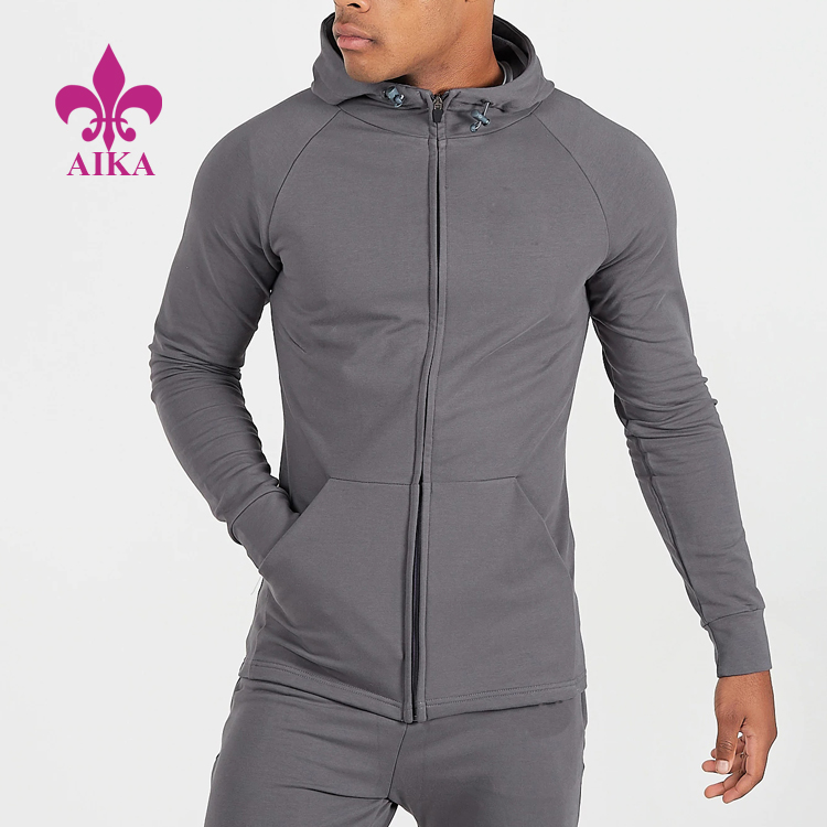 Hot Sale Gym Wear Training Clothes Sports Sweatsuit Tracksuits Top For Mens Hoodies