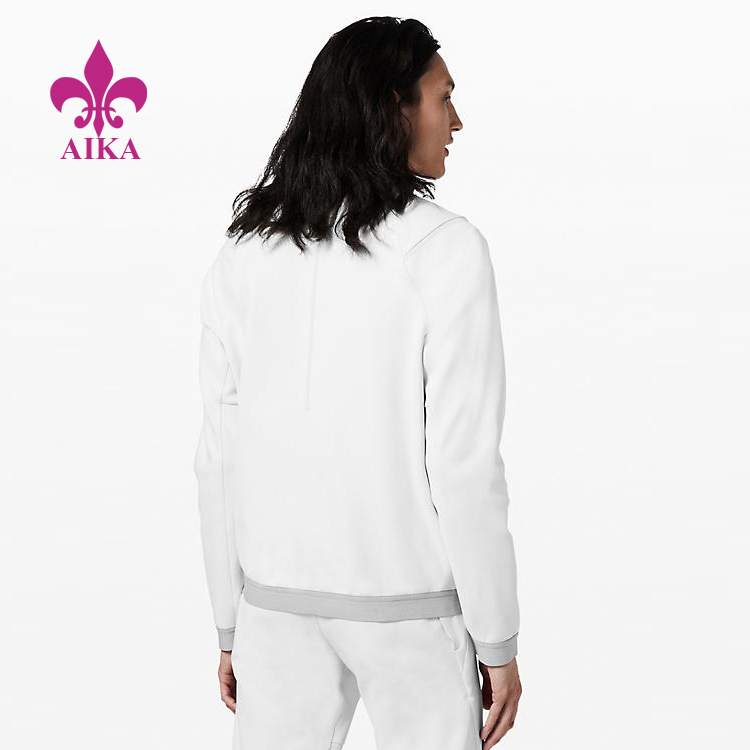Hot Sale for Large Size Pants -
New Fashion Design Gym Clothing Soft Relaxed Fit Modern Refract Track Jacket – AIKA detail pictures