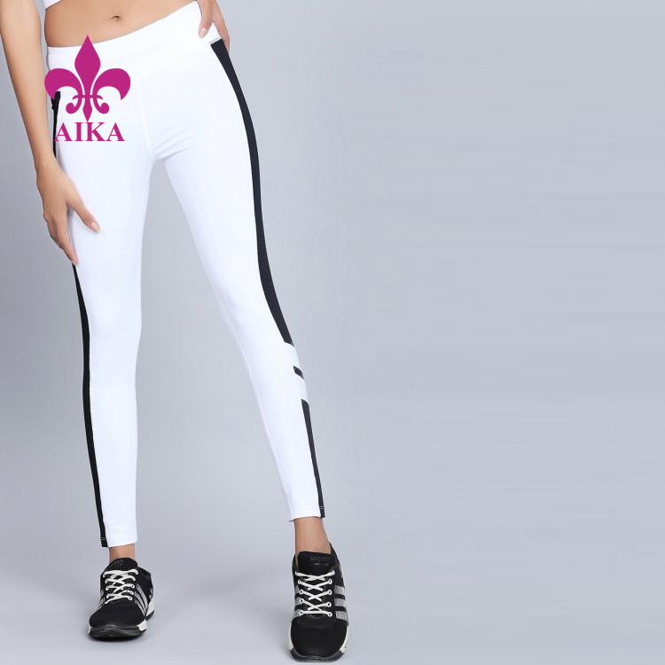 OEM Factory for Compression Tights -
First quality stylish and casual tights missy stripe yoga workout activewear leggings for women – AIKA detail pictures