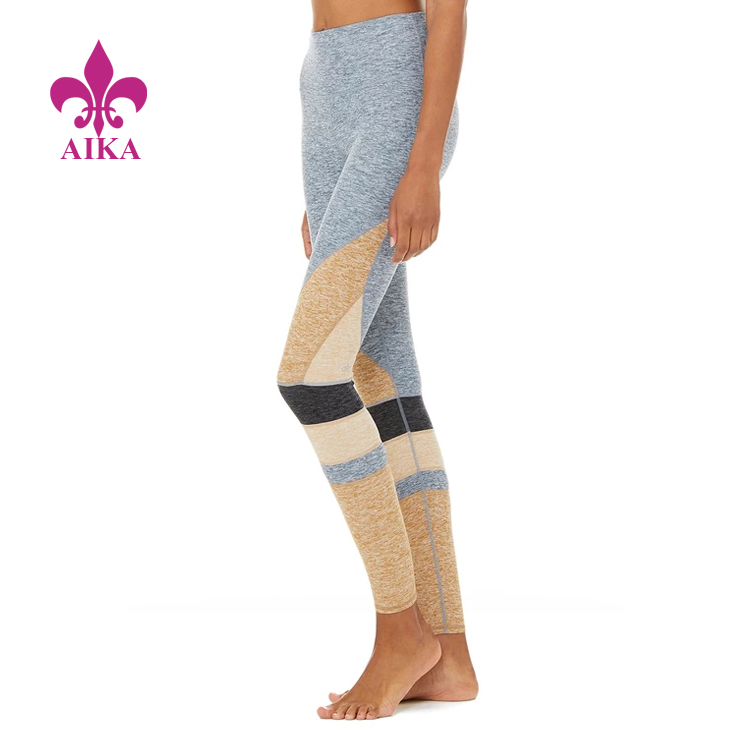8 Year Exporter Tank Top Manufacturer -
Cheap Wholesale Custom High-waist Super Soft Patchwork Yoga Sports Women Leggings – AIKA detail pictures