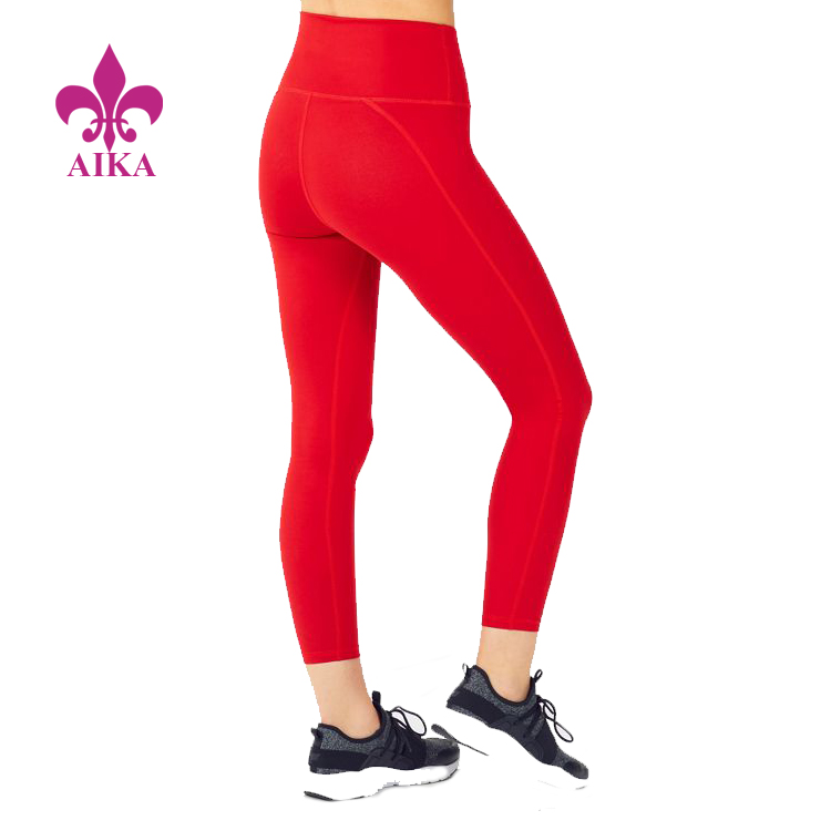 Factory Supply Adults Women Leggings -
 Low MOQ Ladies Stretchy Leggings Workout Sports Tights Wholesale Women Yoga Pants – AIKA