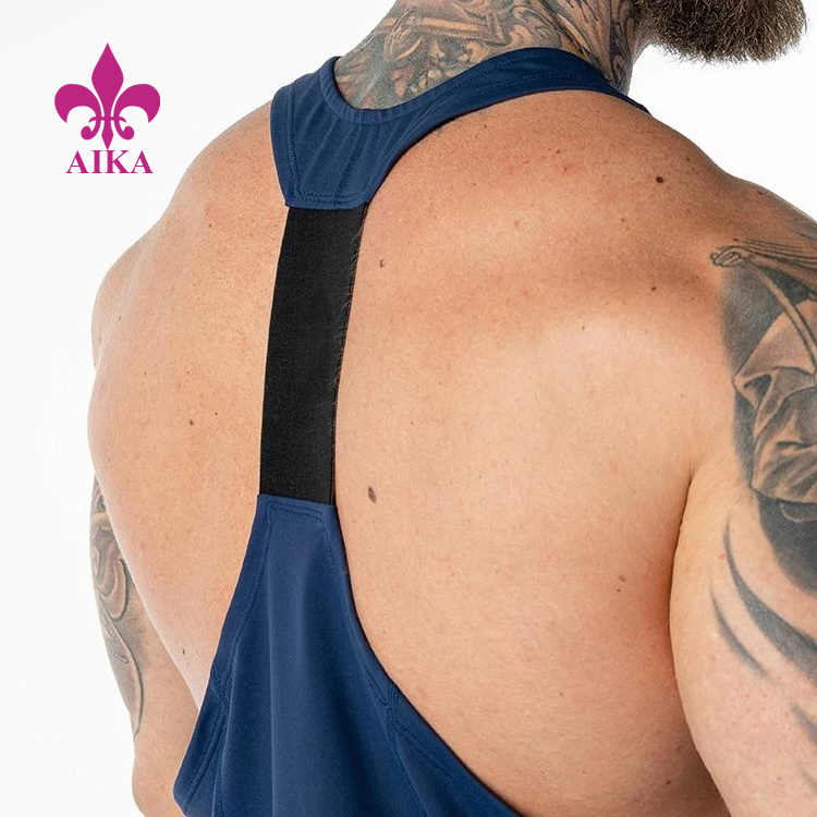 OEM/ODM Supplier Fitness T Shirts -
The Most Popular Mens Muscular Vest Sportswear Casual Low Collar Fitness Training Tank Tops – AIKA detail pictures